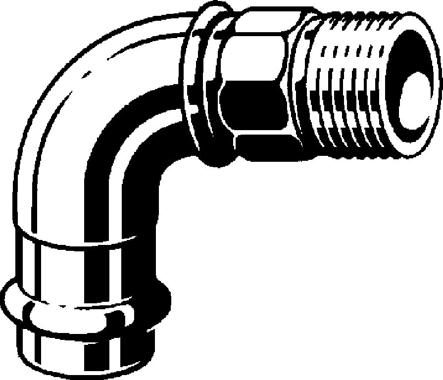 Viega Угольник переходной 90° Sanpress 2214 (128500) 128 500 - Вид №1
