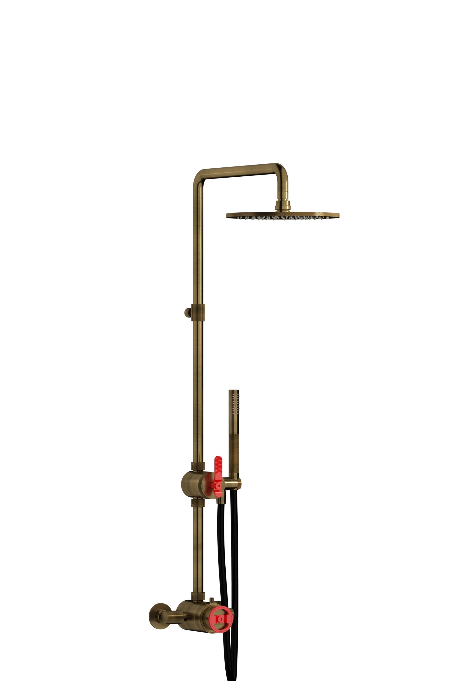 Настенная термостатическая душевая колонна с ручным душем IB Bold ARCH-00071043 - Вид №8