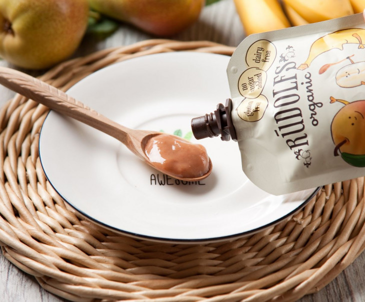 7136 Детское питание "Каша овсяная персик-банан" Вкусляндия  - Вид №1