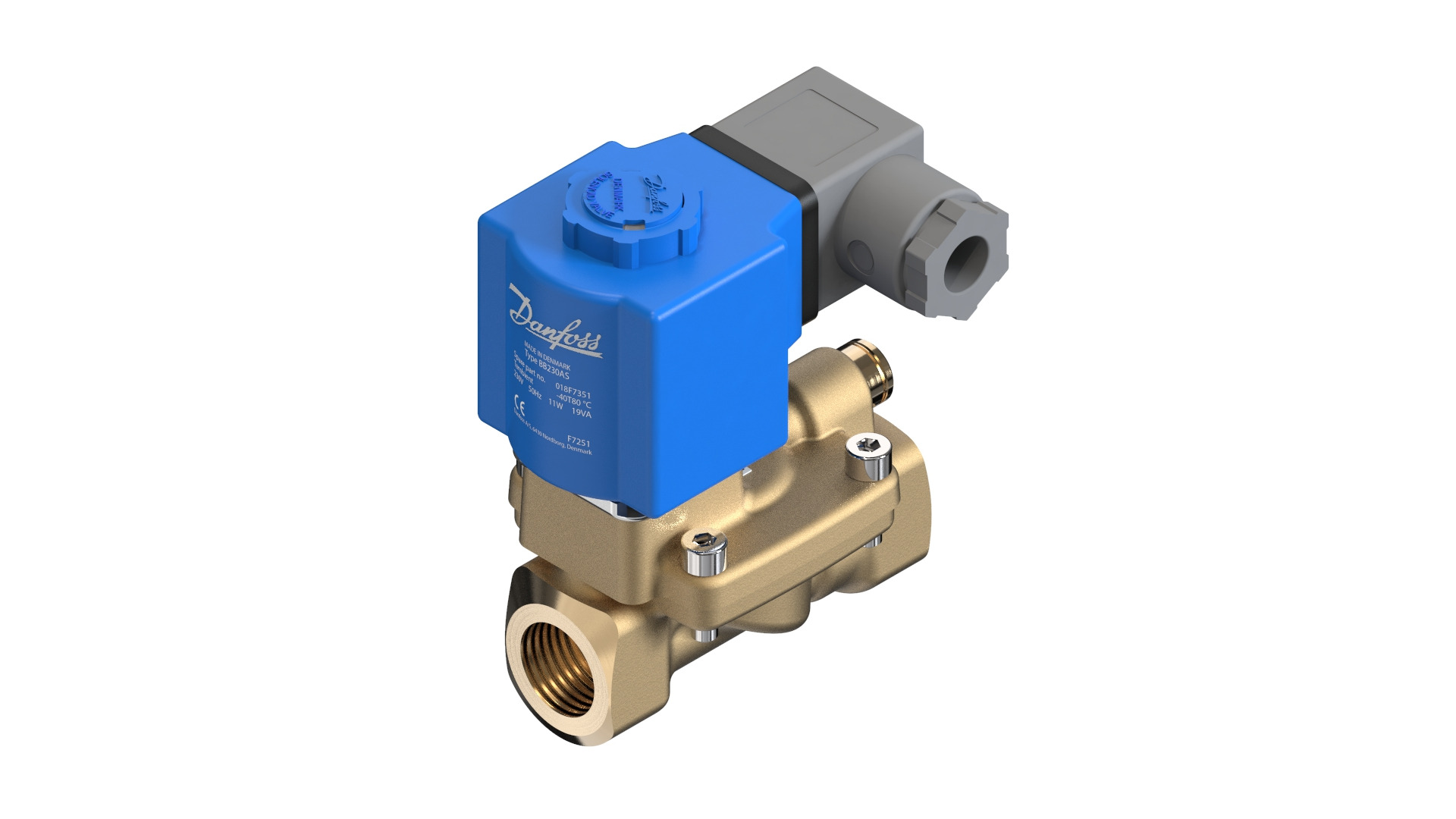 Danfoss EV220B — двухходовые электромагнитные клапаны для общей промышленности Клапан электромагнитный EV220B 032U7152  - Вид №23