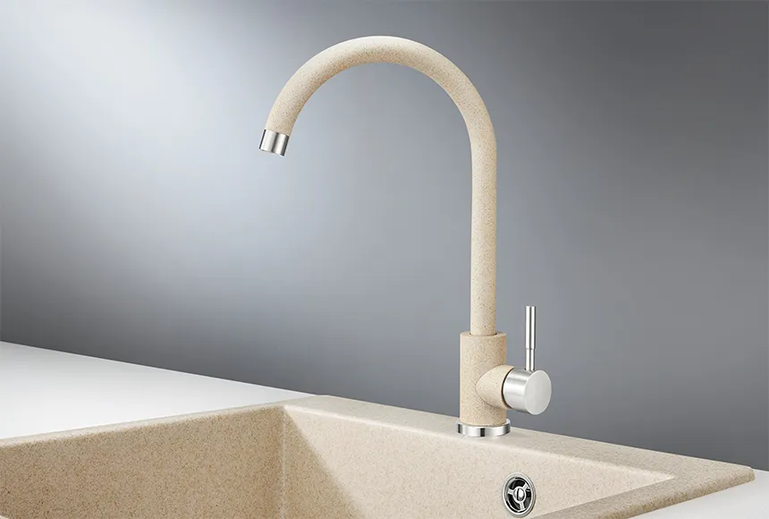 ST-4031, БЕЖЕВЫЙ, СМЕСИТЕЛЬ КУХОННЫЙ GRANULA Standart ST-4031-ST70