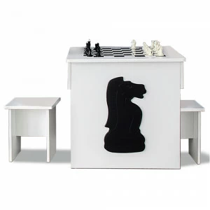 Детский игровой стол "Шахматы" МАНДАРИН ПРОДЛЕНКА 178749 Белый;черный