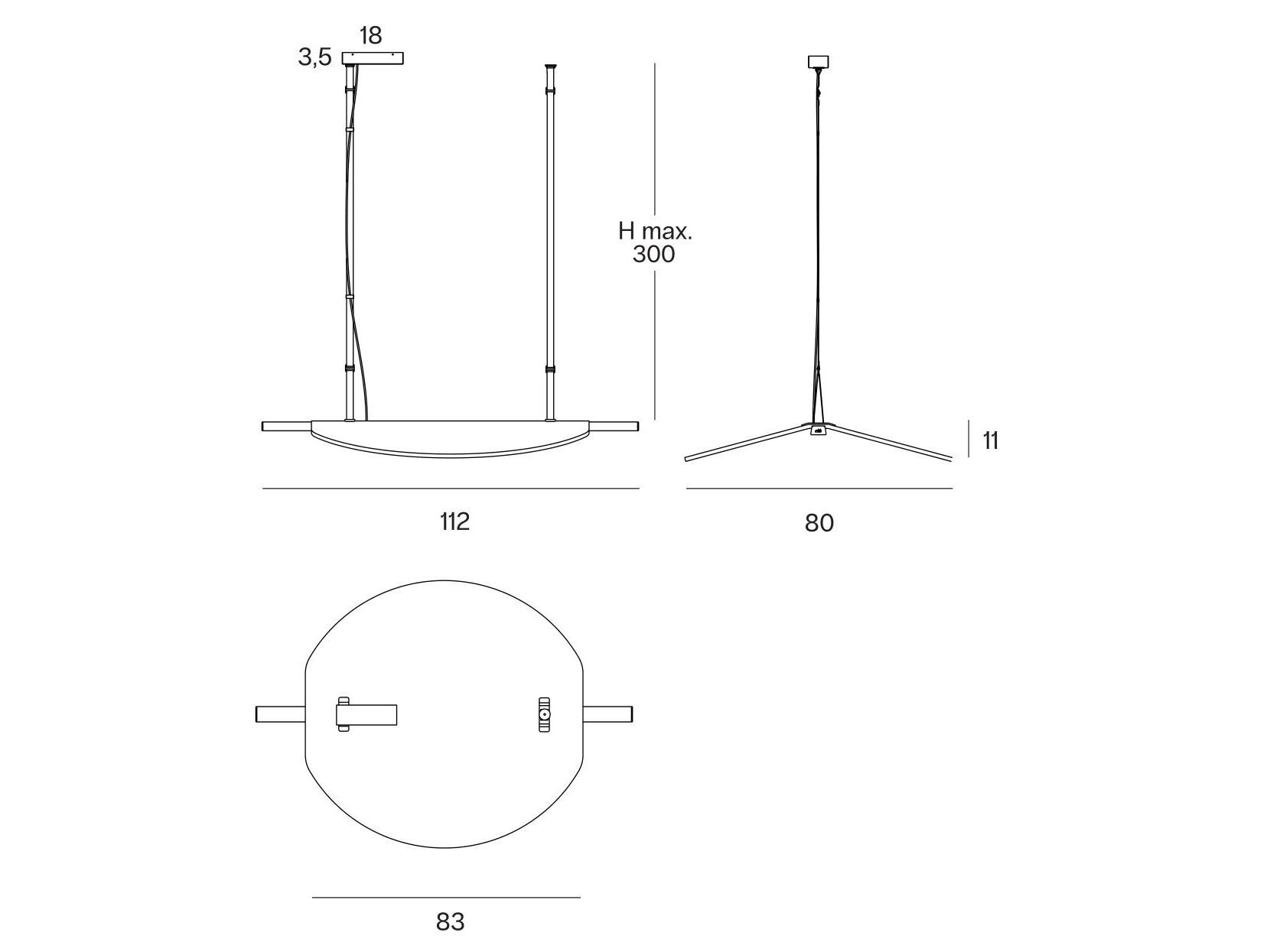 Алюминиевый светодиодный подвесной светильник Olé Lighting Пампа ARCH-00013258 - Вид №8