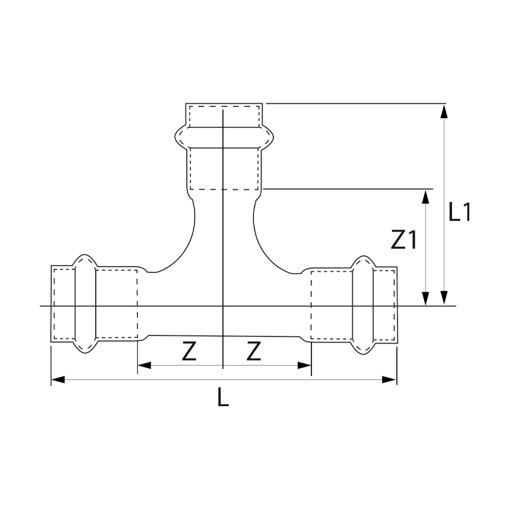 PS51300542854 Тройники Tece  - Вид №1