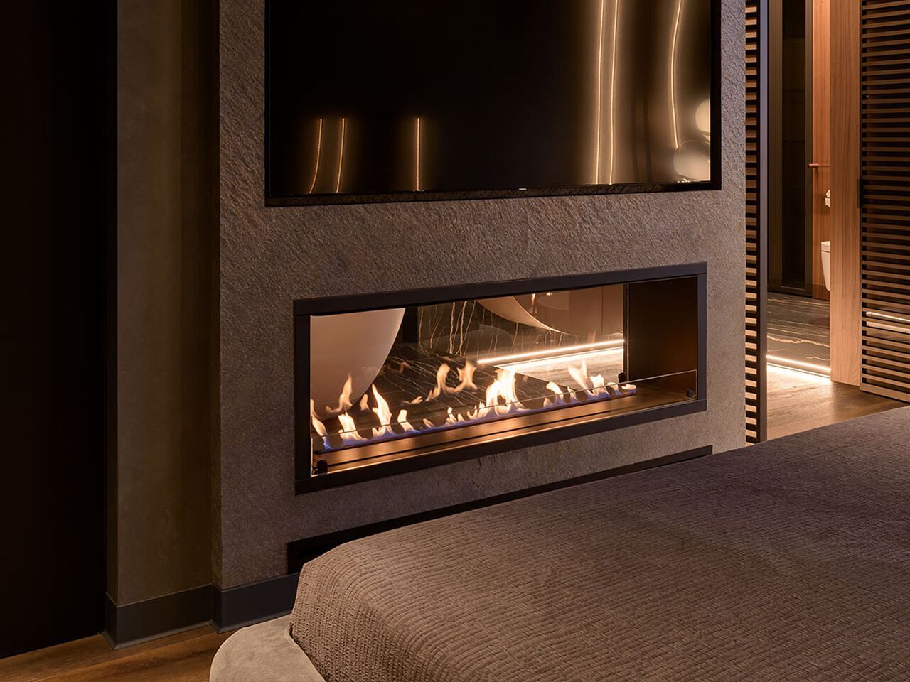 Автоматическая горелка для камина на биоэтаноле BRITISH FIRES Firetec ARCH-00052176