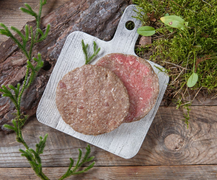 5046 Котлеты для бургеров из мяса кабана Вкусляндия 