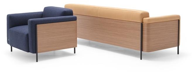 Andreu World 2-х местный кожаный диван Rap Sf1136 - Вид №5