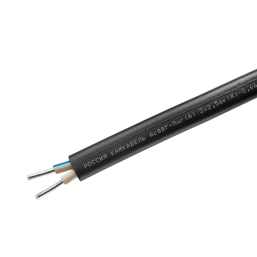 Кабель Камкабель АВВГ 2x2.5 50 м ГОСТ STLM-2016405 - Вид №1