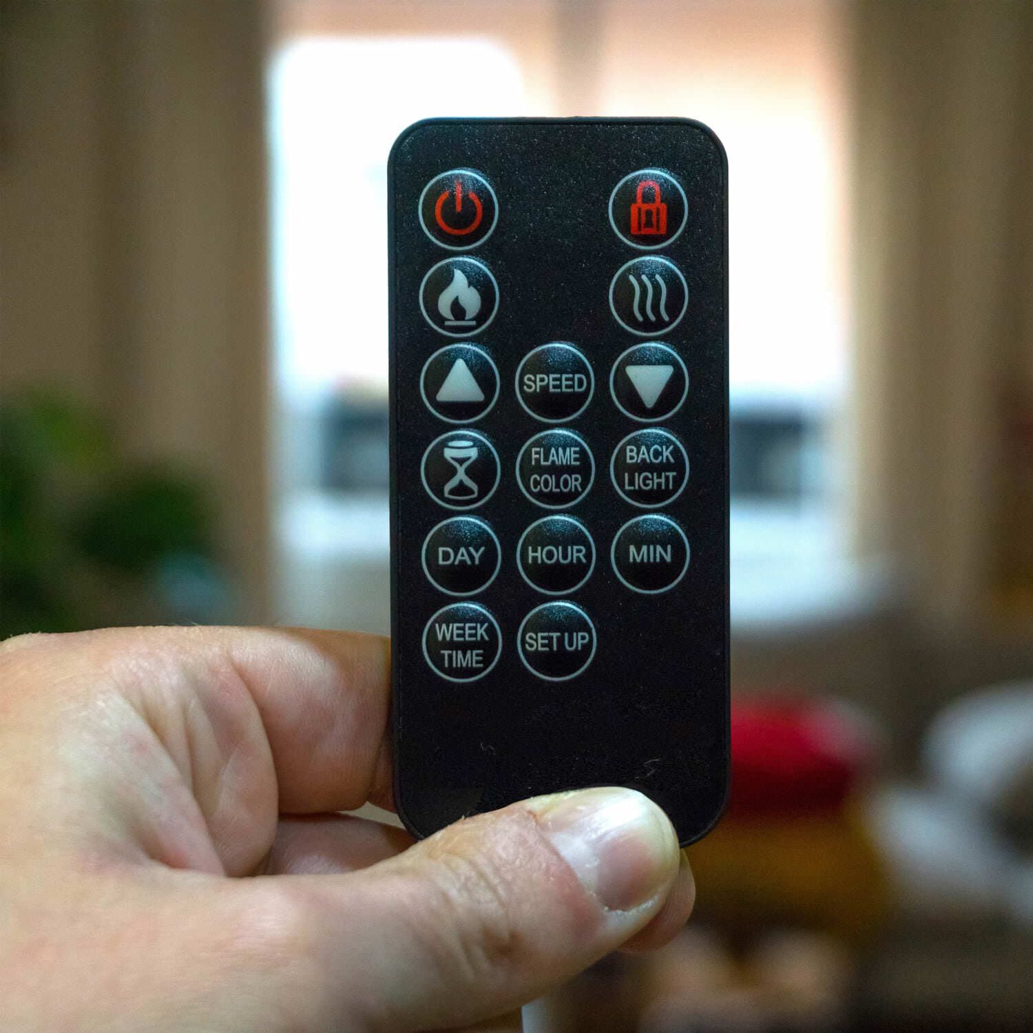 Настенный электрический стальной и стеклянный камин SINED PORDOI ARCH-00036268 - Вид №7