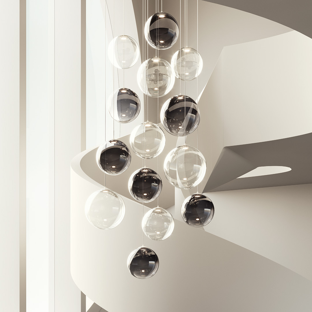 Lodes Random Solo 18 171034 Glos.Smoke светильник подвесной 121574 - Вид №1