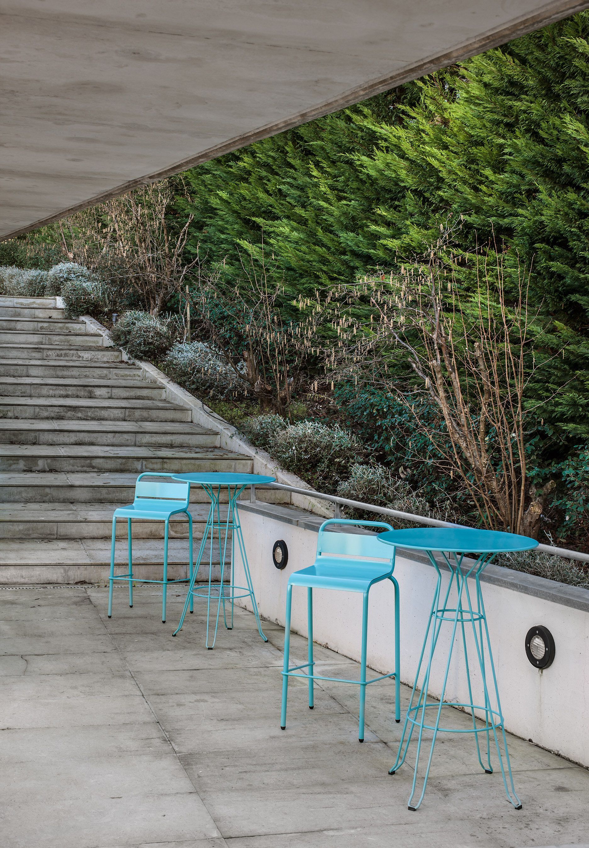 Алюминиевый садовый стул со спинкой iSimar ARCH-00015660