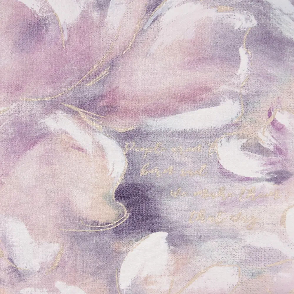 Обои флизелиновые Startdeco Натали сиреневые 1.06 м 989445 STLM-2061743 - Вид №1