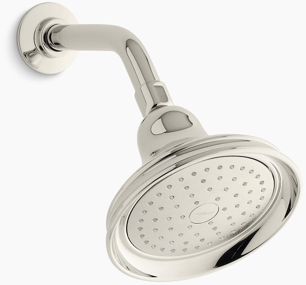 KOHLER Однофункциональная насадка для душа Bancroft 2,5 галлона в минуту с технологией всасывания воздуха Katalyst K-10590-AK-SN 