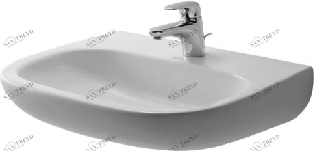 23116500702 Подвесная раковина настенная овальная Duravit D-Code