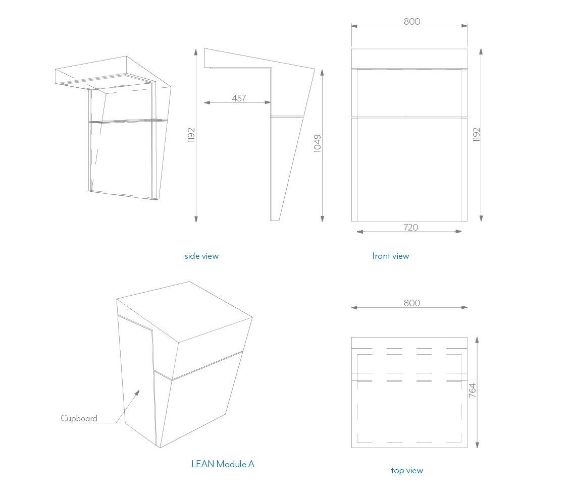 Обивка офисных модулей из пены QM Quinze & Milan LEAN ARCH-00124076 - Вид №14