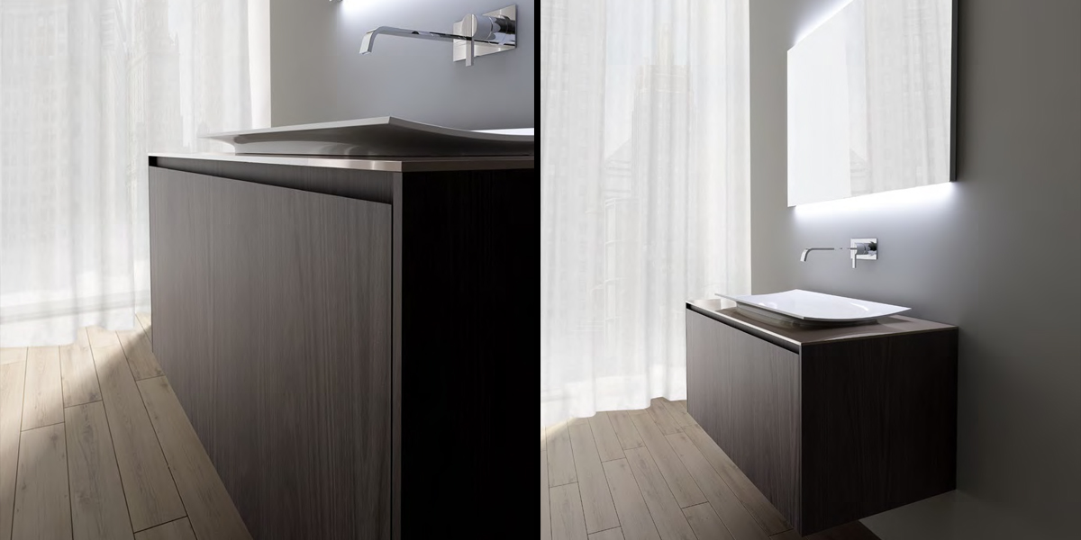 Комплект мебели №26 92,4 см Antonio Lupi PIANA Antoniolupi 26PIANA - Вид №2