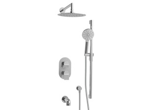 Встраиваемый термостатический набор для ванны с ручным душем