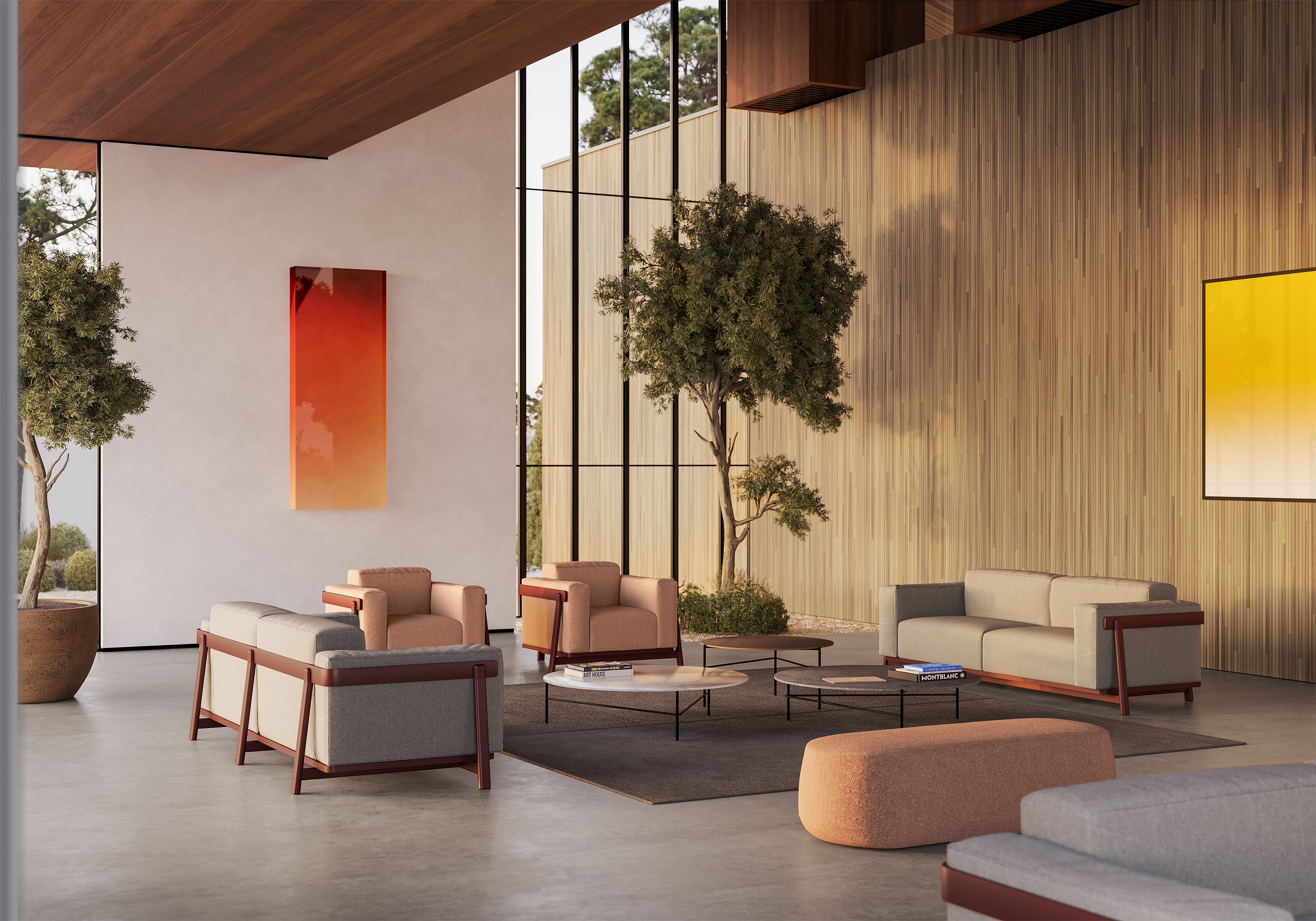 Тканевое кресло с подлокотниками Omelette Editions масала ARCH-00083986 - Вид №3