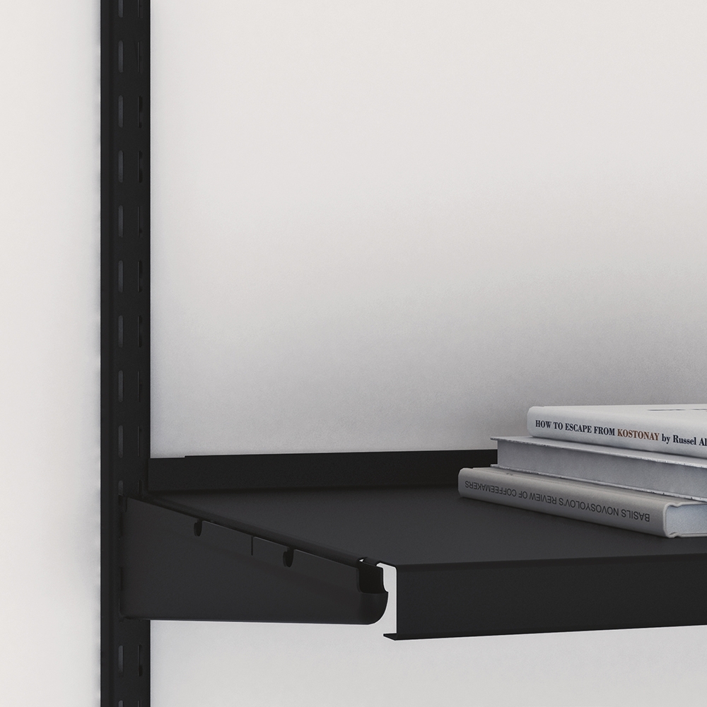 Полка металлическая , 595x420 мм, черный LJPS0422 Public Steel Россия  - Вид №1