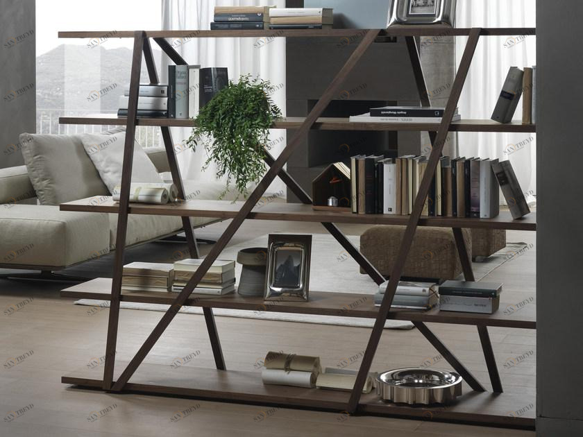 Pacini & Cappellini Самонесущий открытый книжный шкаф  5551 