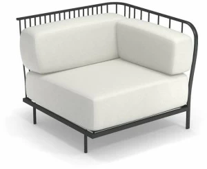 emu Угловое садовое кресло с тканевой обивкой Cannolè 1082 - 1083 - 1084