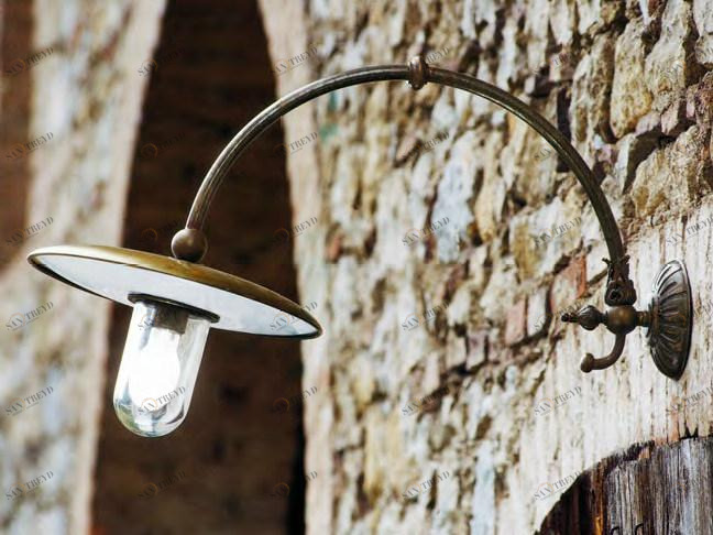 Aldo Bernardi Бра для наружного освещения из латуни Baretton sun-id-1434273