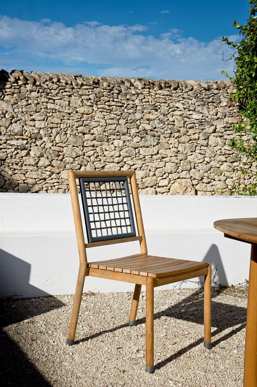 Unopiù Садовый стул из тика Quadra Pamosed - Вид №5
