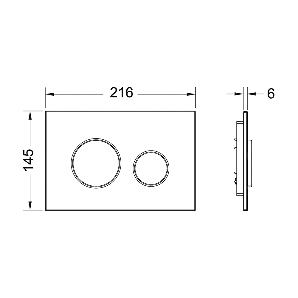 K440921 Комплекты из инсталляций и панелей смыва Tece  - Вид №4