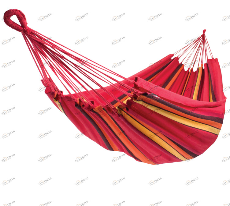 Подвесной гамак одноместный красный с оранжевым Flame IMPEX  132259 Красный 