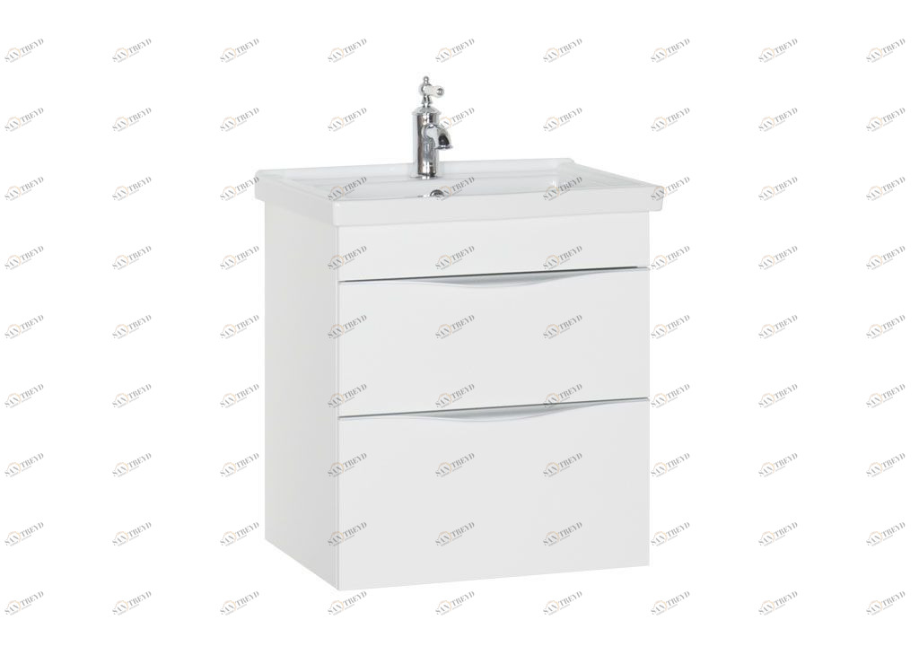 Тумба под раковину Aquanet Эвора 60 белый sun-id-275460