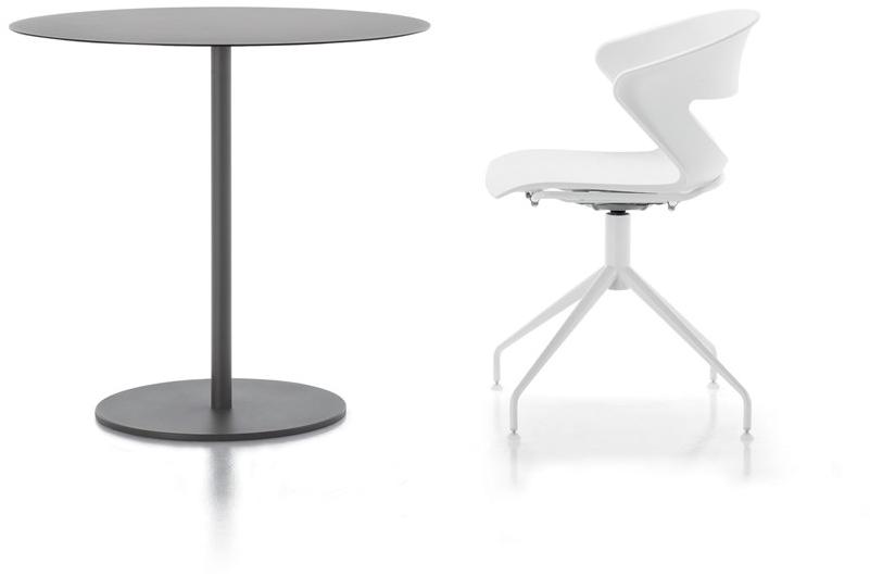 Kastel Круглый высокий стол из стали Kapio sun-id-1379782 - Вид №6