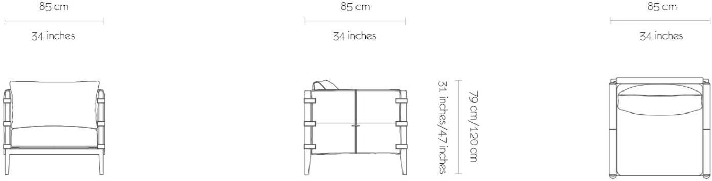 MORADA Кресло с обивкой из ткани с подлокотниками  Dune od acl  - Вид №4