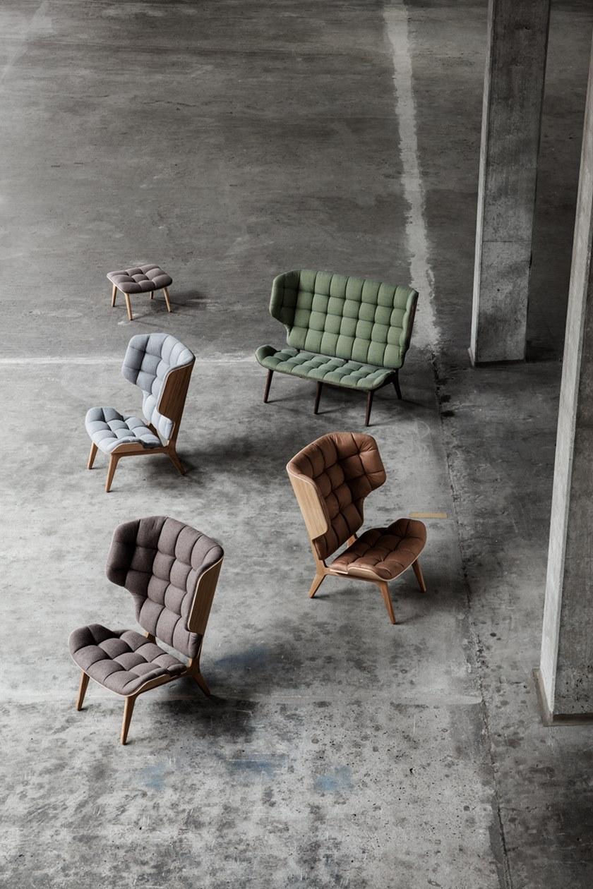 NORR11 Кожаное кресло с высокой спинкой Mammoth sun-id-1365304 - Вид №4