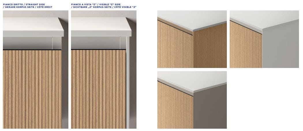 Матовый лакированный деревянный подвесной умывальник ARBLU Dress System ARCH-00127887 - Вид №7