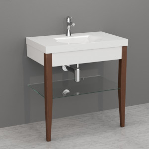 918601 Напольная раковина стоящая прямоугольная Kerasan