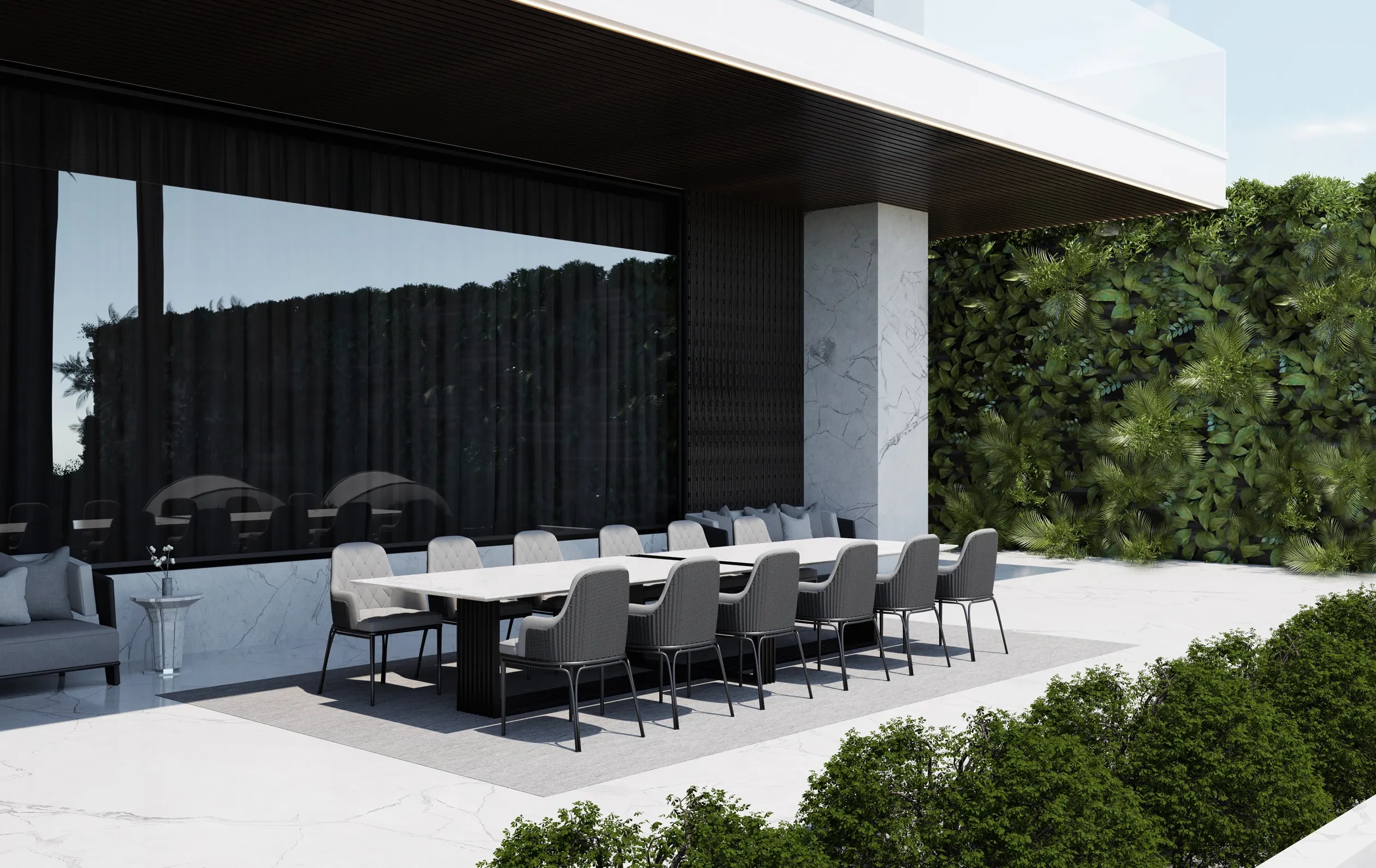 Серый обеденный стул LUXXU Charla 292 - Вид №3