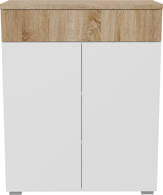 90029760 Комод 75x94x38.5 см 1 ящик ЛДСП цвет бежевый 1731.М1 STLM-0090314 ПРИНЦЕССА МЕЛАНИЯ