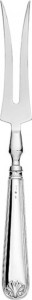 1044933 Schiavon Вилка для мяса разделочная 28см "Кончилья" (серебро 925пр) Серебро 925