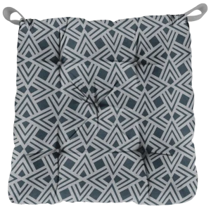 Сидушка «Геометрия» 40x35 см цвет серый