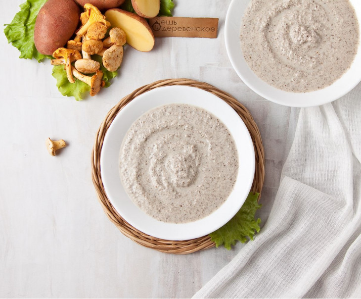 6796 Суп-пюре грибной (су-вид) Вкусляндия 