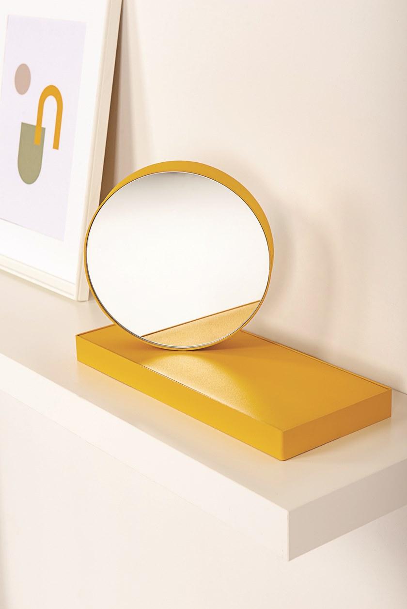 FORMAE Настольные часы с зеркалом из окрашенной стали Roommate sun-id-1468986 - Вид №8