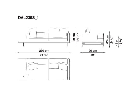 Кожаный диван B&B Italia док ARCH-00130675 - Вид №135