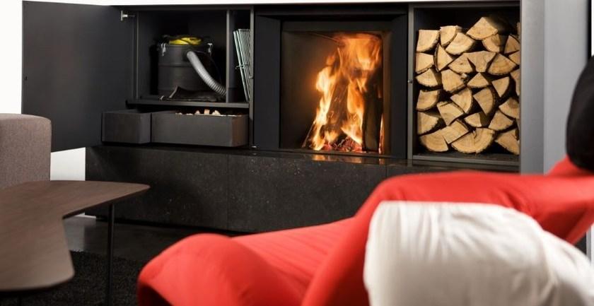 Stûv Встроенный дровяной камин с вещевыми отсеками Stûv micromega sun-id-1486588 - Вид №1