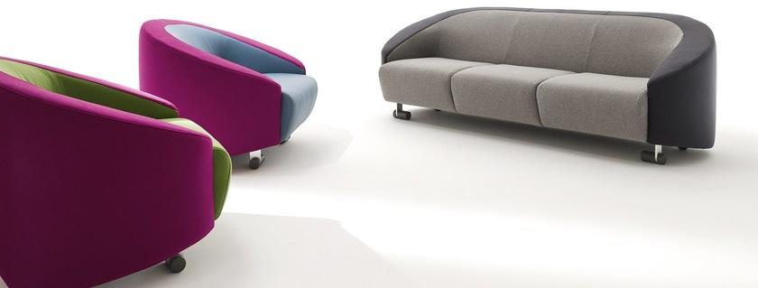 Ditre Italia Кресло из ткани с подлокотниками Cart sun-id-1347660 - Вид №3