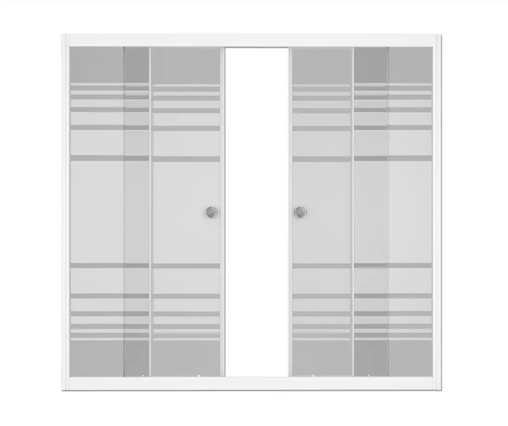 Ширма для ванны МЕТАКАМ с матовым стеклом 170×140 см 82063253