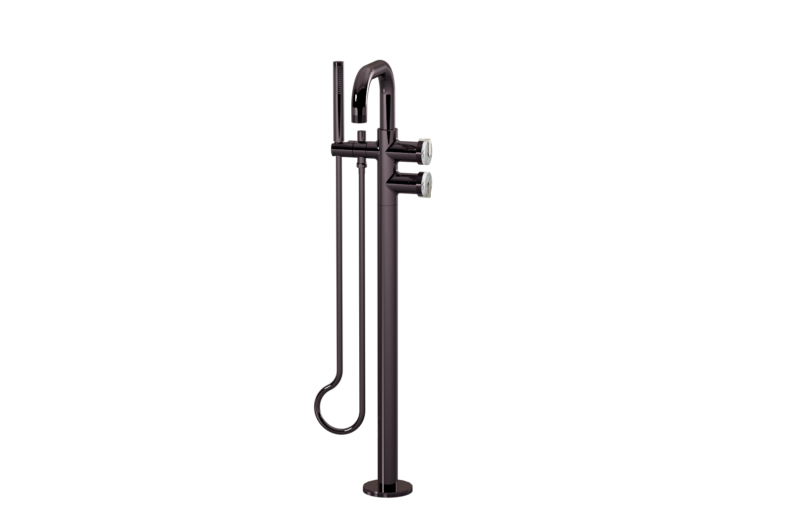 E-11557-R2MW-L1PC-OX Смеситель напольный отдельностоящий (внешняя часть) GRAFF MOD+