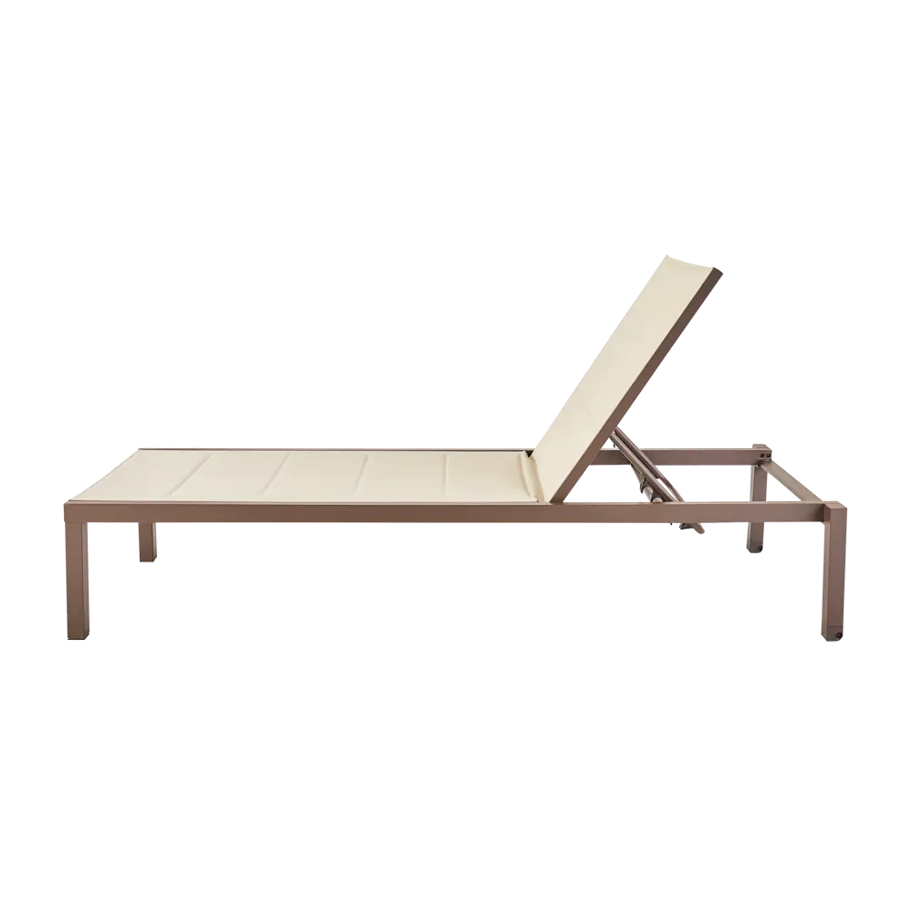 Шезлонг Aquila 200x65x102 см алюминий/текстилен коричневый Santreyd Товар без серии STLM-2102355 - Вид №5