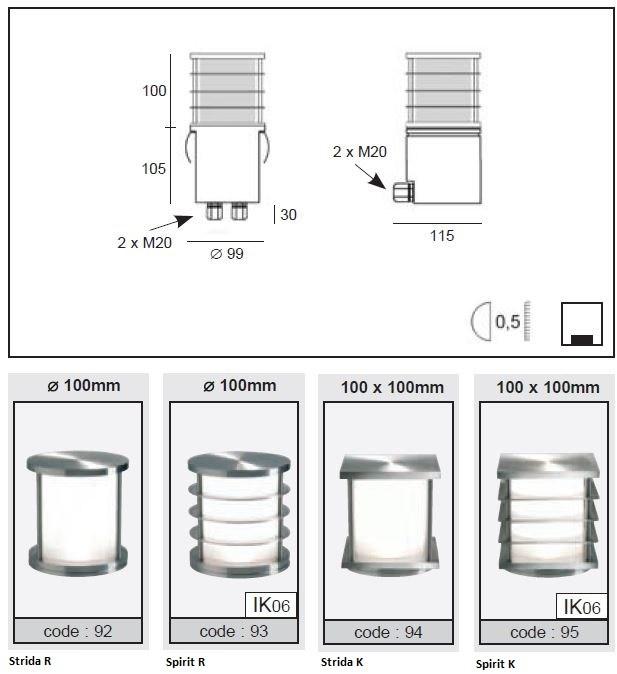 BEL-LIGHTING Столбик из нержавеющей стали Zaxor 2291a/ 2291b  - Вид №1