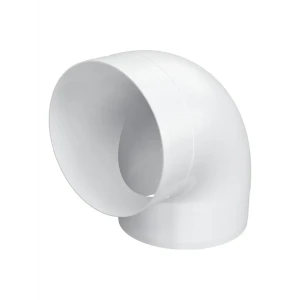 Колено круглое Fonet D125 мм 90 градусов пластик