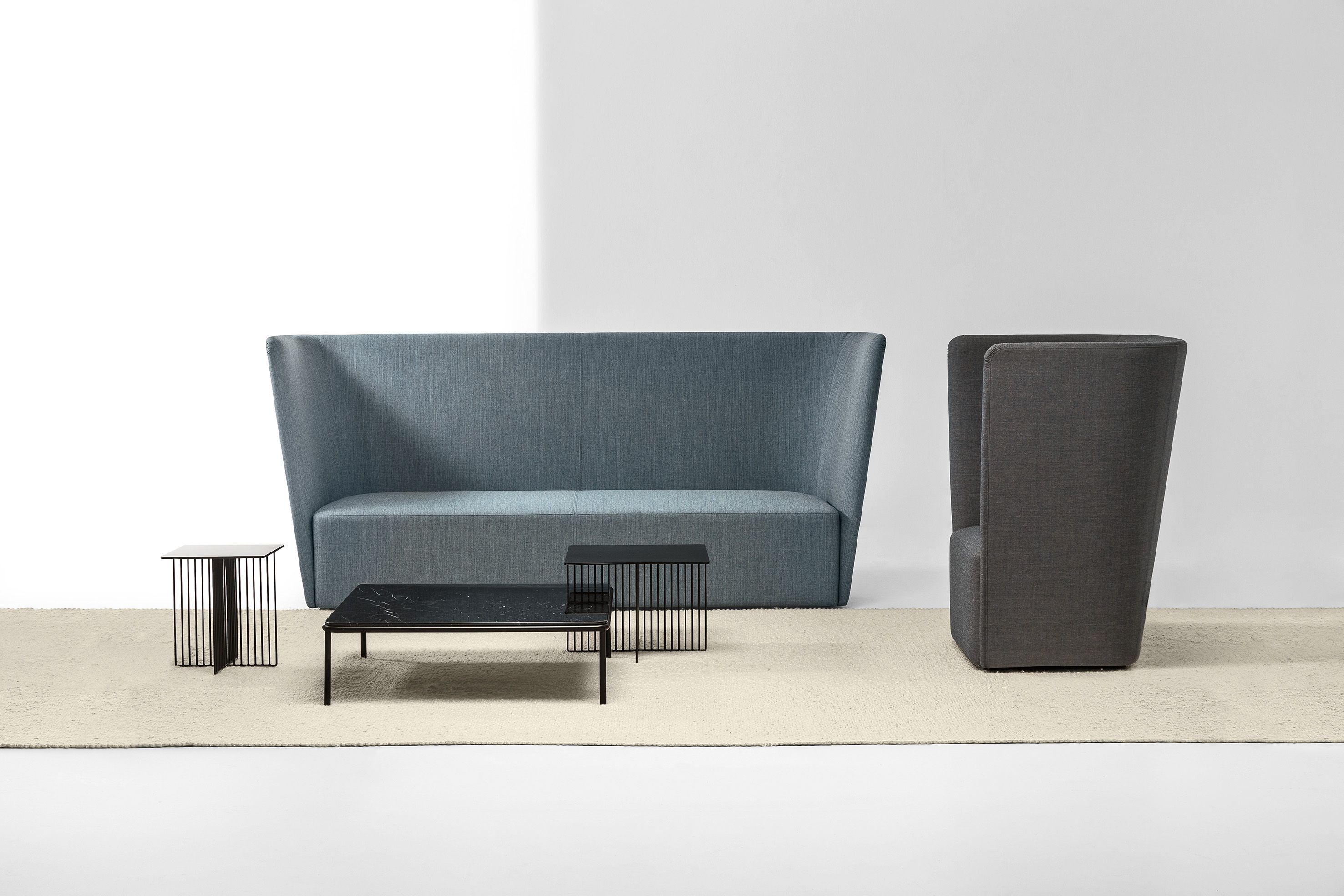 Кресло с высокой спинкой La Cividina велюр ARCH-00057017 - Вид №2